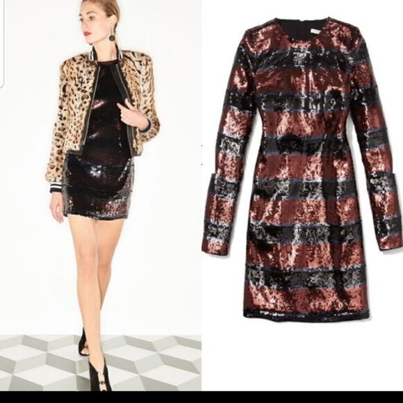 Veronica Beards Breakers Sequins  Dress S/2 new with tags - Picture 1 of 17
